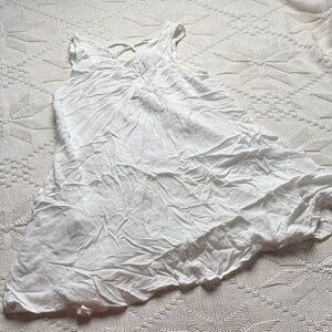 Devi White Crisscross Coverup